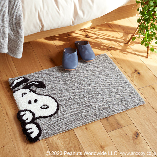 玄関マット 日本製 45×65cm スヌーピー SNOOPY Chilali MAT チラリ マット