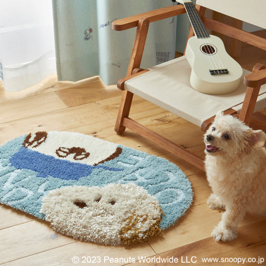 玄関マット 日本製 45×70cm スヌーピー SNOOPY Andy and Olaf MAT アンディ&オラフ マット
