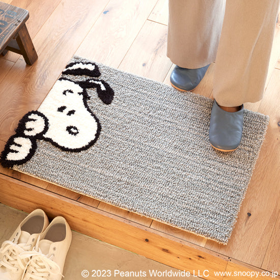 玄関マット 日本製 45×65cm スヌーピー SNOOPY Chilali MAT チラリ マット