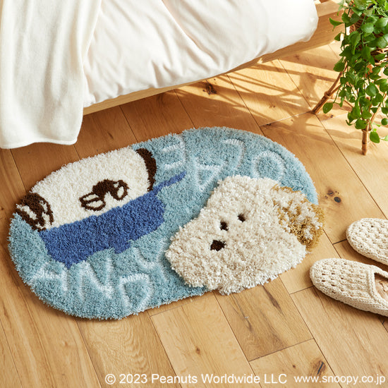玄関マット 日本製 45×70cm スヌーピー SNOOPY Andy and Olaf MAT アンディ&オラフ マット