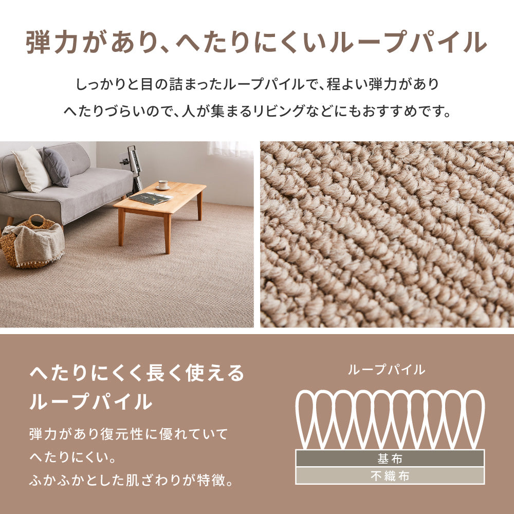 防音・防ダニ・抗菌機能付きのペットにやさしい抗菌カーペット ステラ