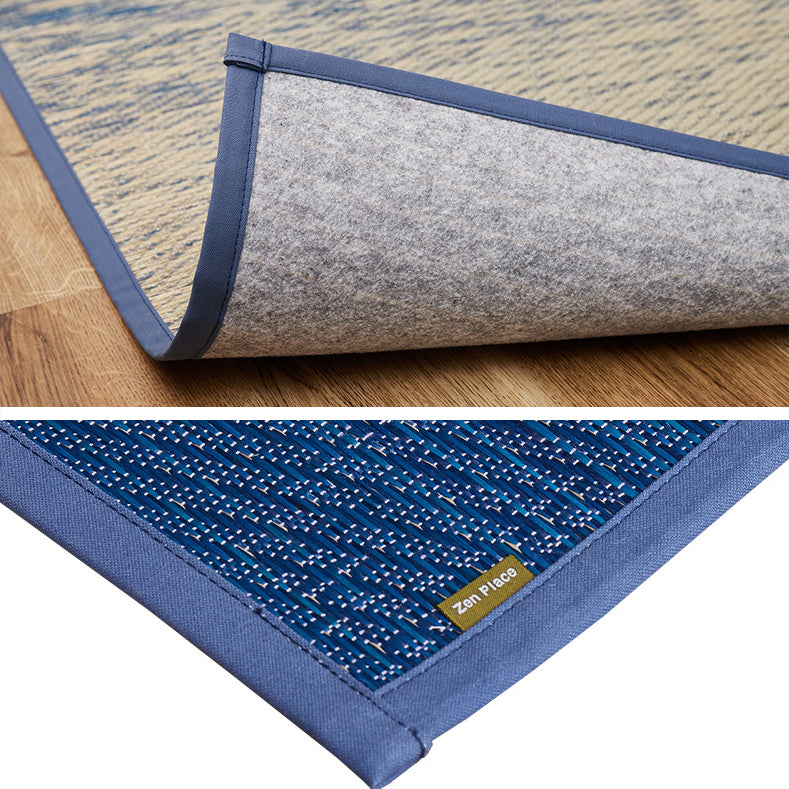国産い草ラグ（裏貼り）　せとのと　凪　約80×160cm