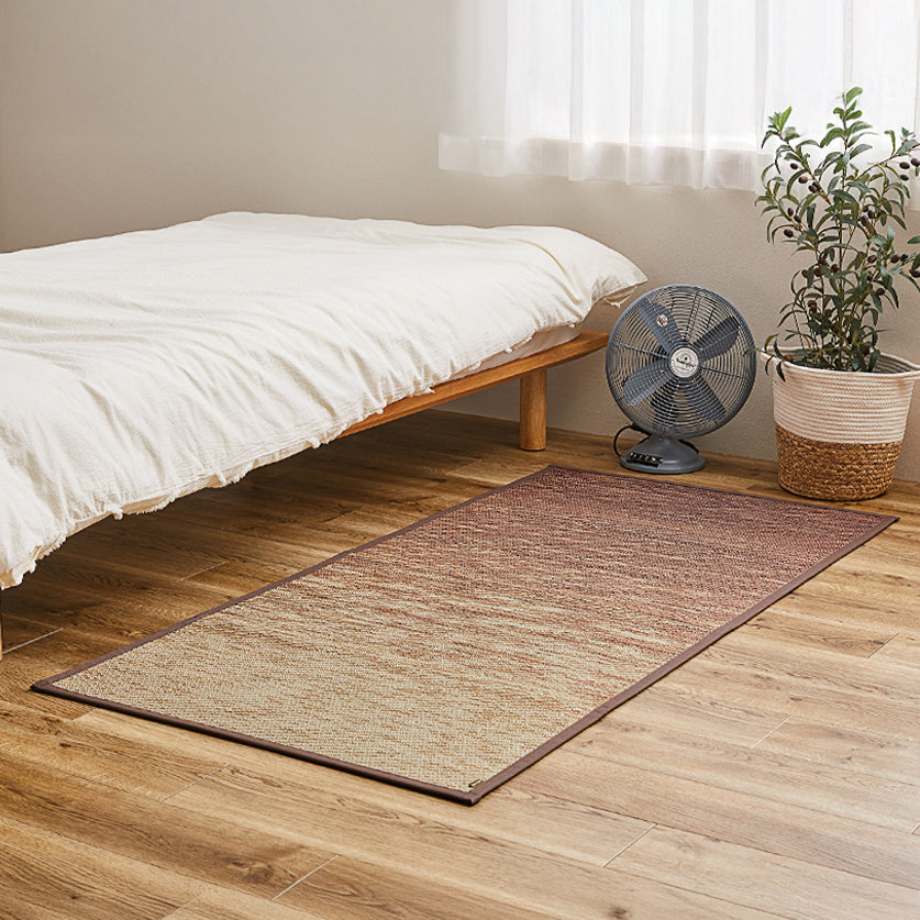 国産い草ラグ（裏貼り）　せとのと　凪　約80×160cm