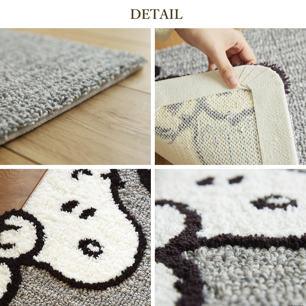 玄関マット 日本製 45×65cm スヌーピー SNOOPY Chilali MAT チラリ マット