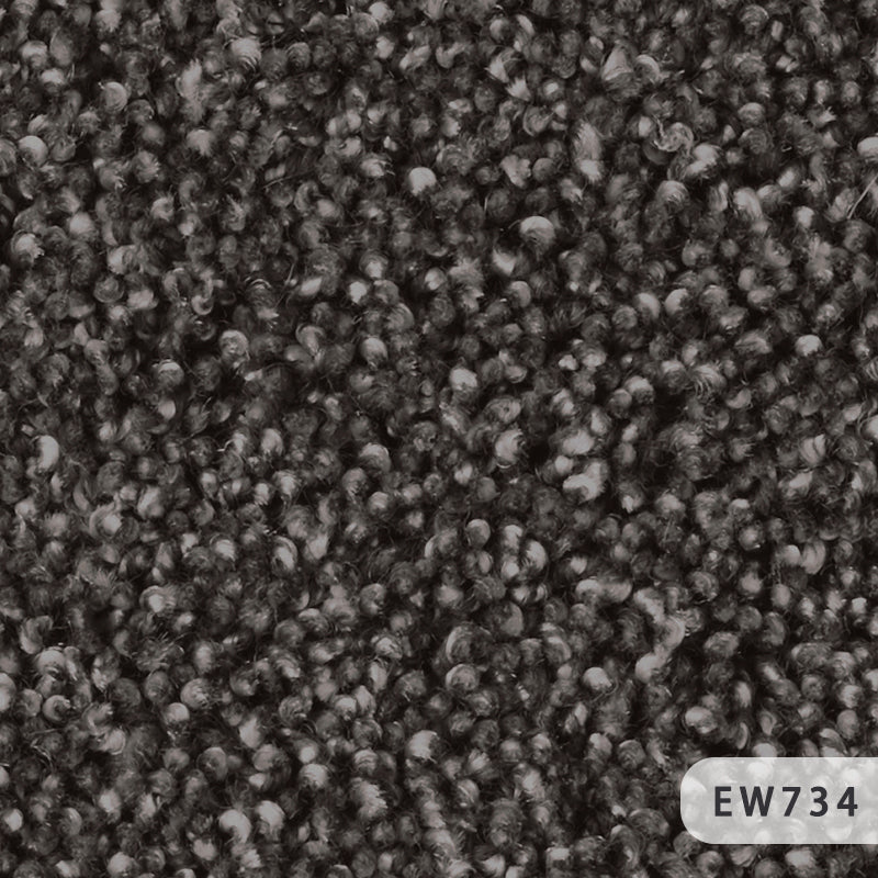 光沢ポリエステルとウールに強撚をかけ、質感豊かに仕上げたカーペット Etofeel 7300 – エトフィール7300 EW734