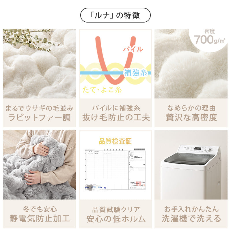 こたつ＋うす掛け布団 ２点セット 大理石柄のこたつテーブルとラビットファーのようなふわもこ掛け布団セット