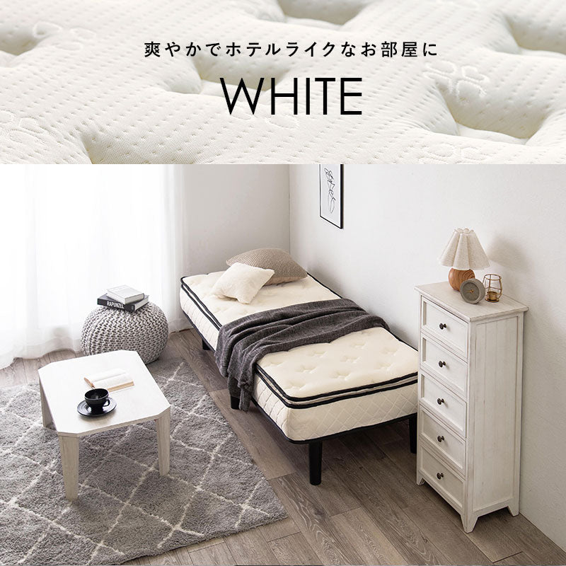 ボンネルコイルマットレスベッド すのこベッド　省スペース セミシングルショート