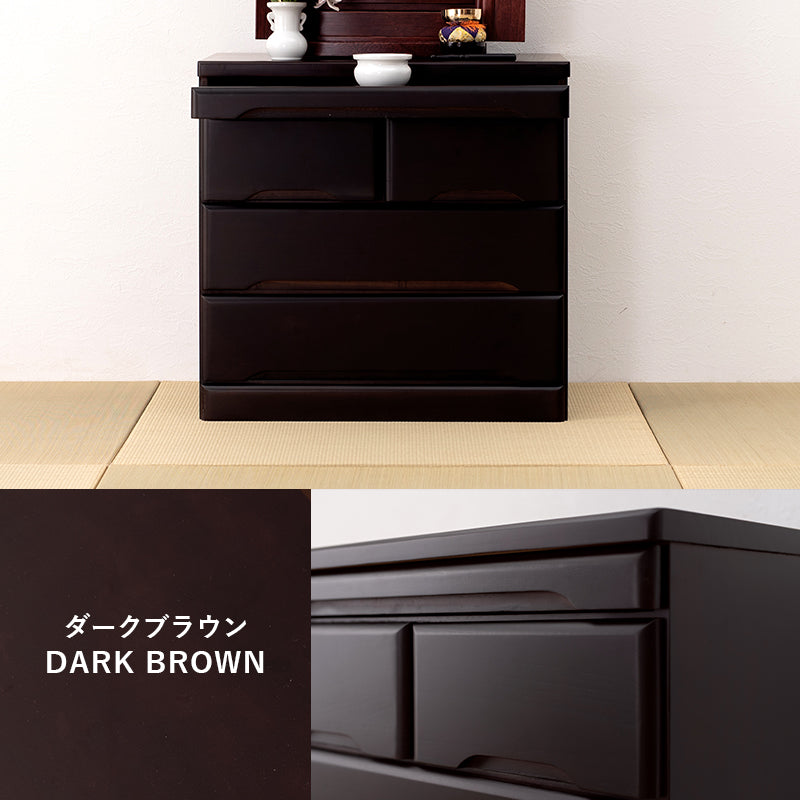 インテリアにマッチする場所をとらないコンパクトなお仏壇チェスト 58ｃｍ