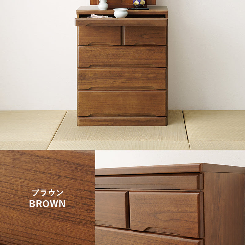 インテリアにマッチする場所をとらないコンパクトなお仏壇チェスト 75.5ｃｍ　