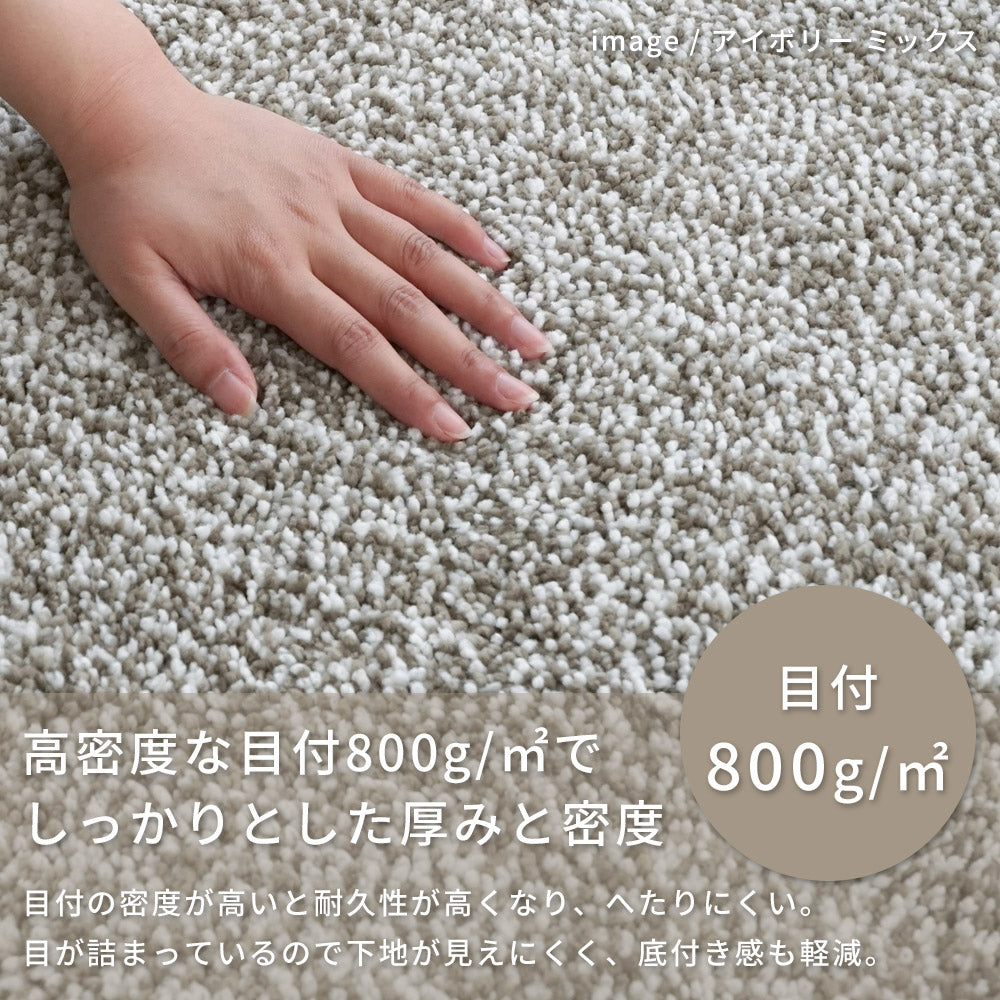 洗える抗菌防臭防ダニ ミックスラグ  手洗いOK 滑り止め付