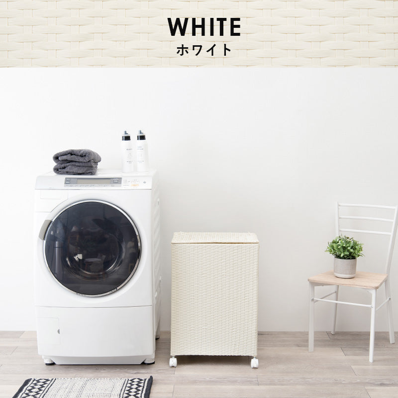 キャスター付収納ボックス  バスケットタイプ 幅50×奥行38×高さ67cm キャスター付