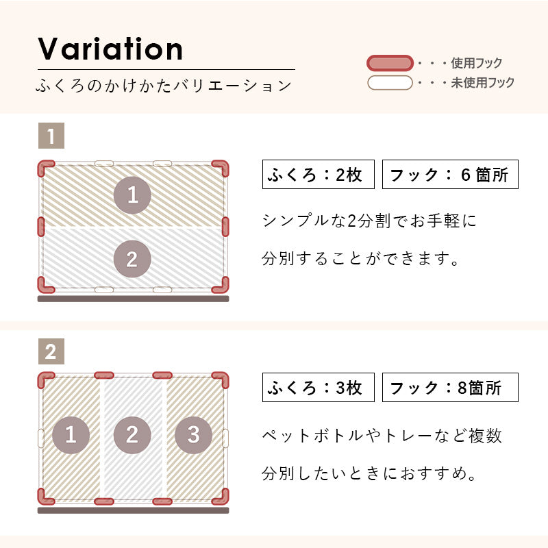 分別ごみ箱ラック ビニール袋をかけて分別が可能なダストワゴン 幅38×奥行28×高さ60.5cm