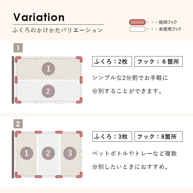 分別ごみ箱ラック ビニール袋をかけて分別が可能なダストワゴン 幅26×奥行40×高さ60.5cm