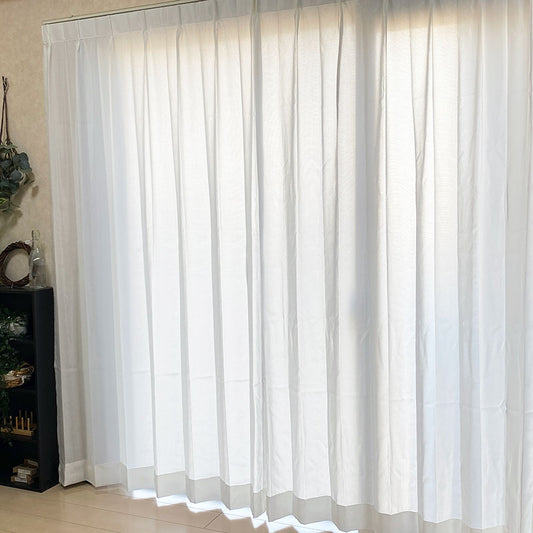 遮像・防炎・採光・遮熱機能を備えたレースカーテン Bright Clear - ブライトクリア