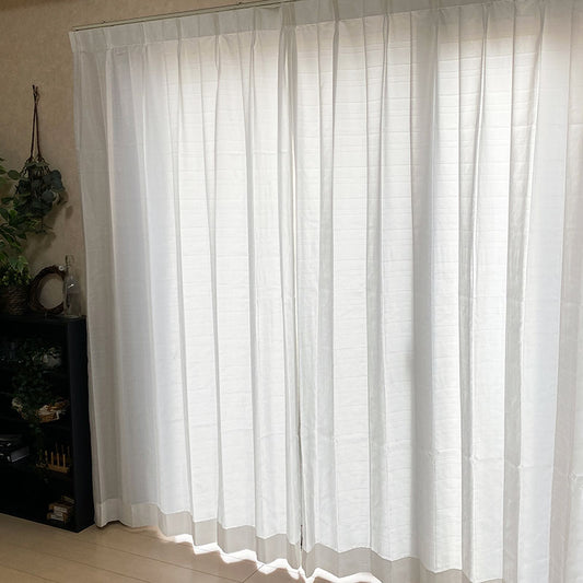 遮像・防炎・採光・遮熱機能を備えたレースカーテン Fine Clear - ファインクリア