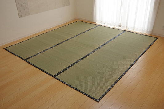九州産い草使用のい草上敷きカーペット糸引織 梅花（ばいか） 対応サイズ：江戸間・本間・六一間
