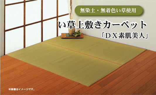 無染土・無着色い草使用のい草上敷きカーペット 対応サイズ：江戸間