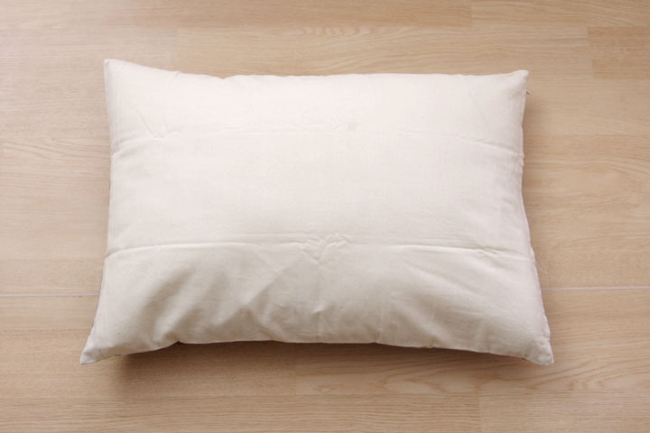 布団カバー 洗える チェック柄 インド綿使用 『バジル 枕カバー』約43×63cm