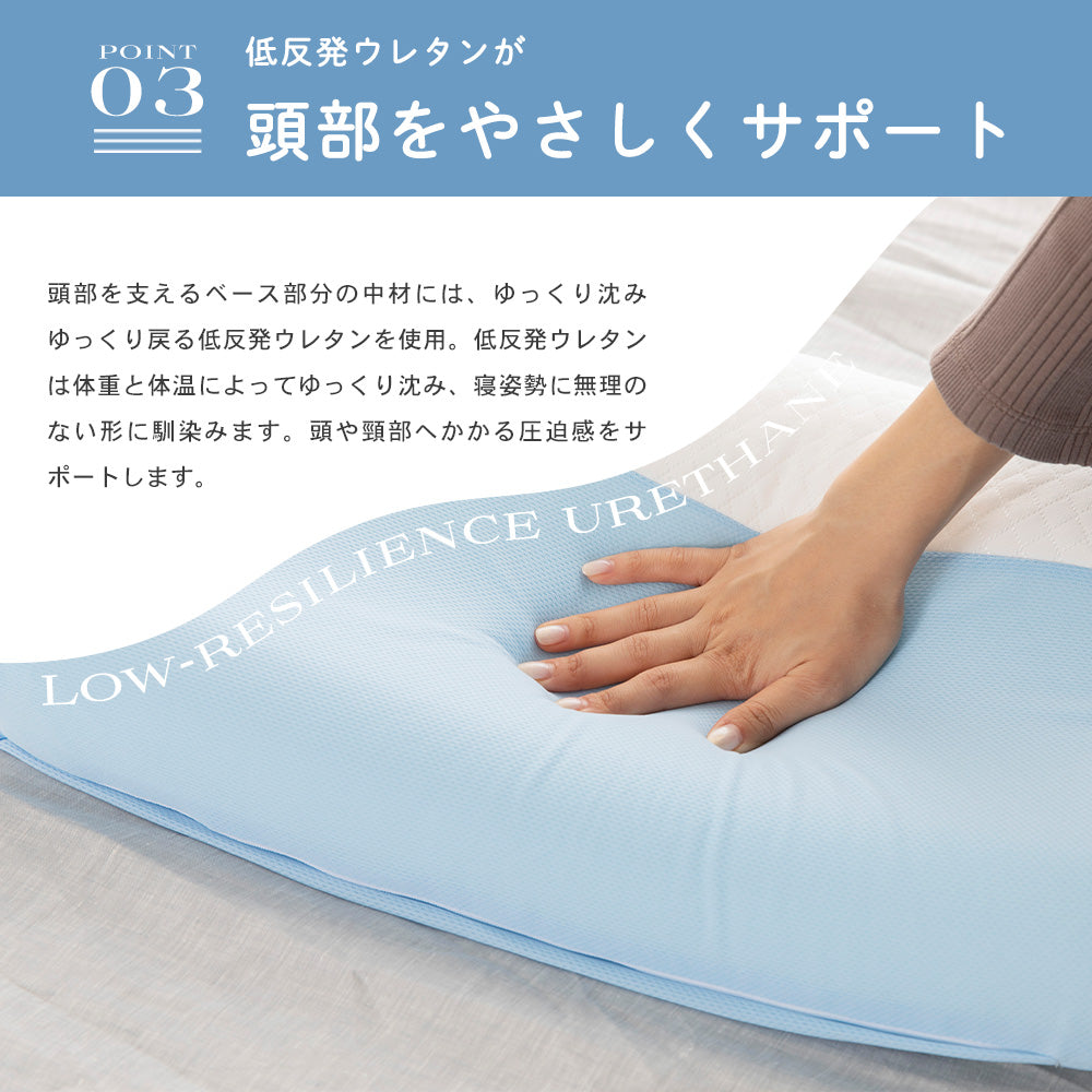 スマホ首を考えたまくら（ソフトタイプ）