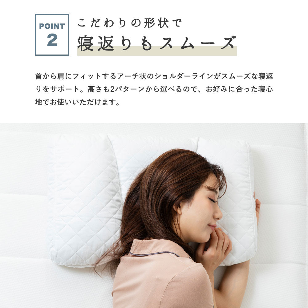 まくら屋さんが考えた　寝返りなめらかそば殻まくら