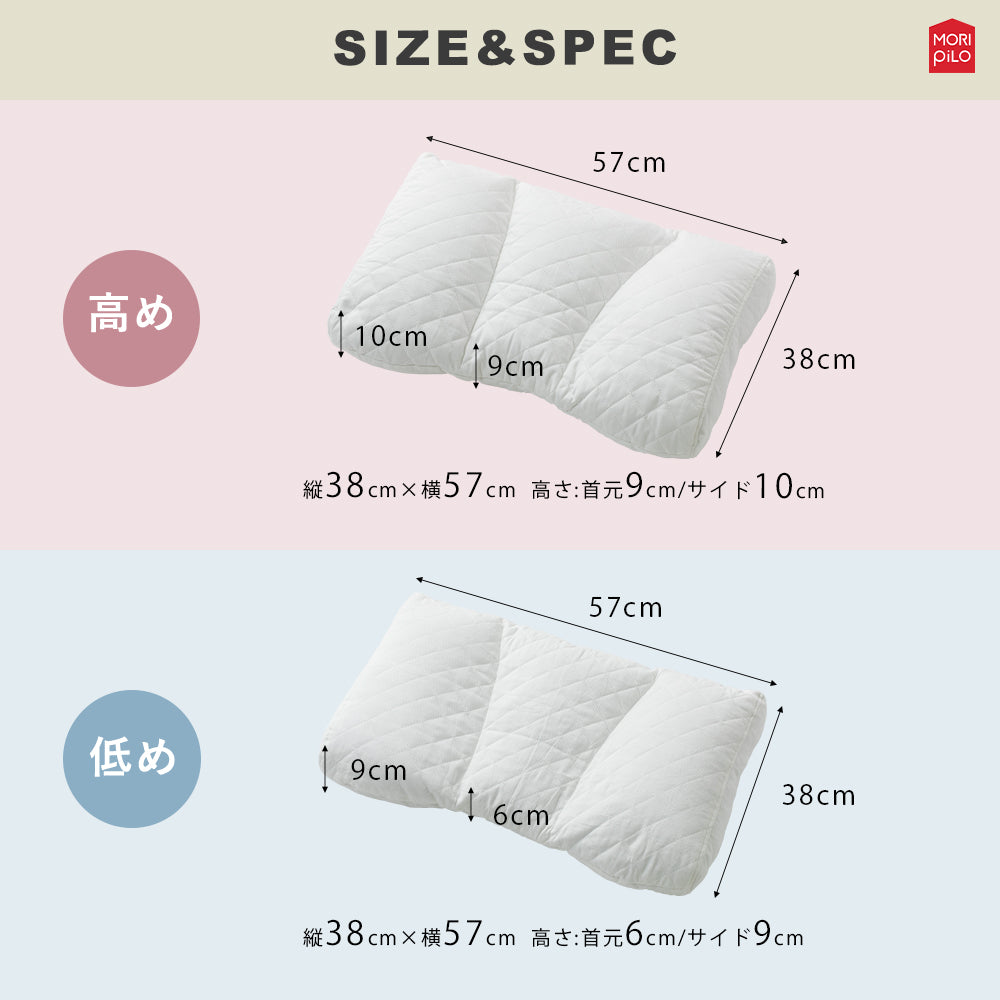 まくら屋さんが考えた　寝返りなめらかそば殻まくら