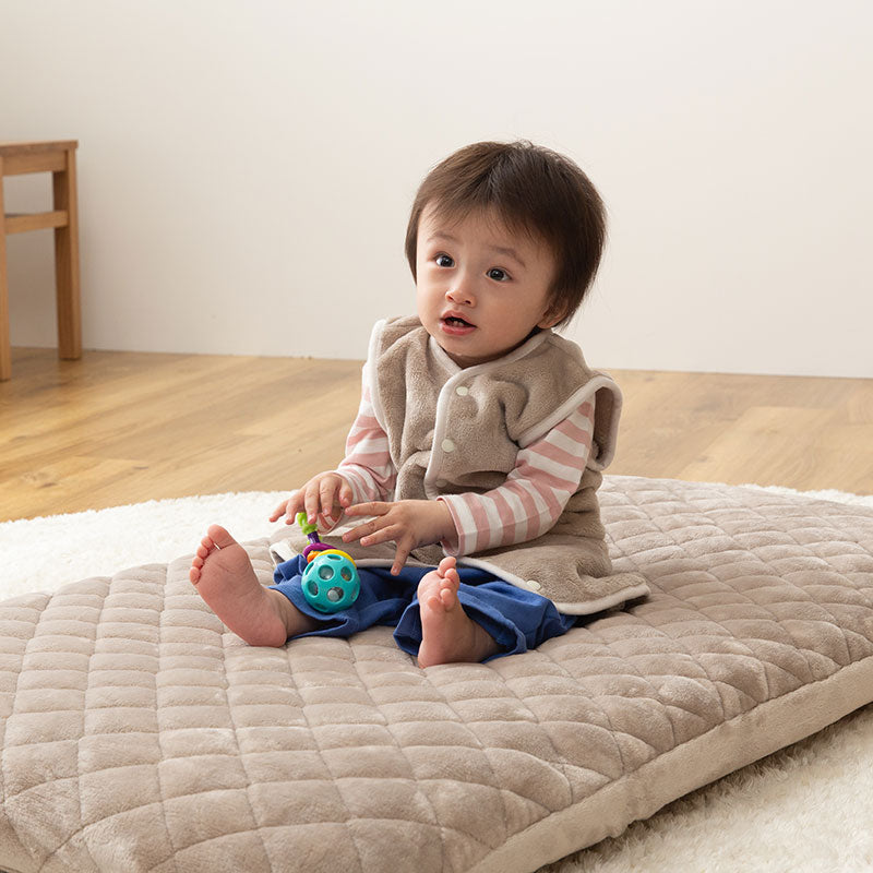mofua baby(モフア ベビー) お布団はだけても安心のあったかスリーパー（エコテックス認証）