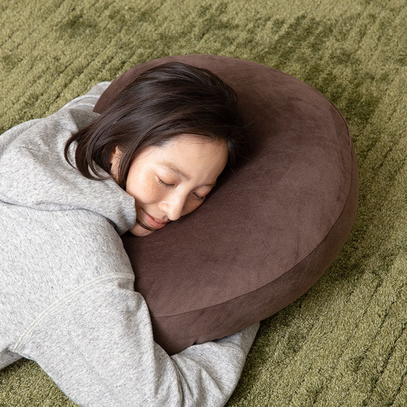 mofua うっとりなめらかパフ クッション(直径55cm)
