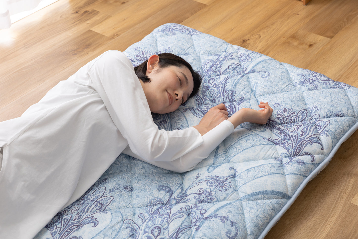 サイズが選べる、4層ボリューム敷布団 日本製 セミシングル（幅70cm/80cm/90cm）