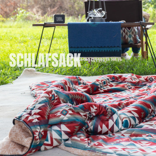 家でも外でも、使い方自由に！ブランケットにもなる2way寝袋