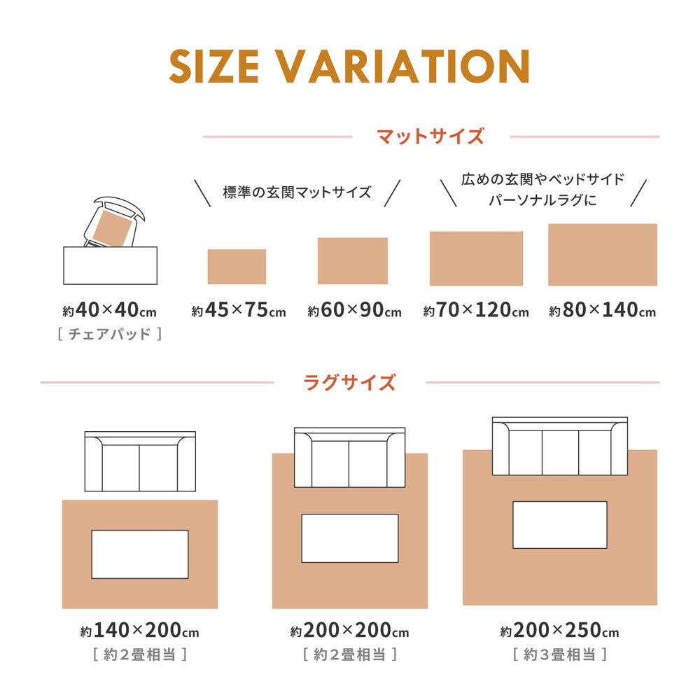 やさしいタッチ感が魅力のニュ－ジ－ランドウ－ルを100％使用した ギャッベ ラグ