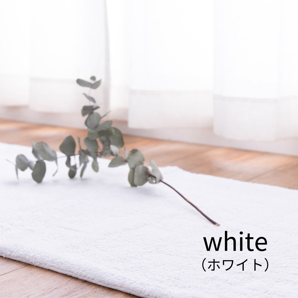 コットンバンブーのひんやりラグマット