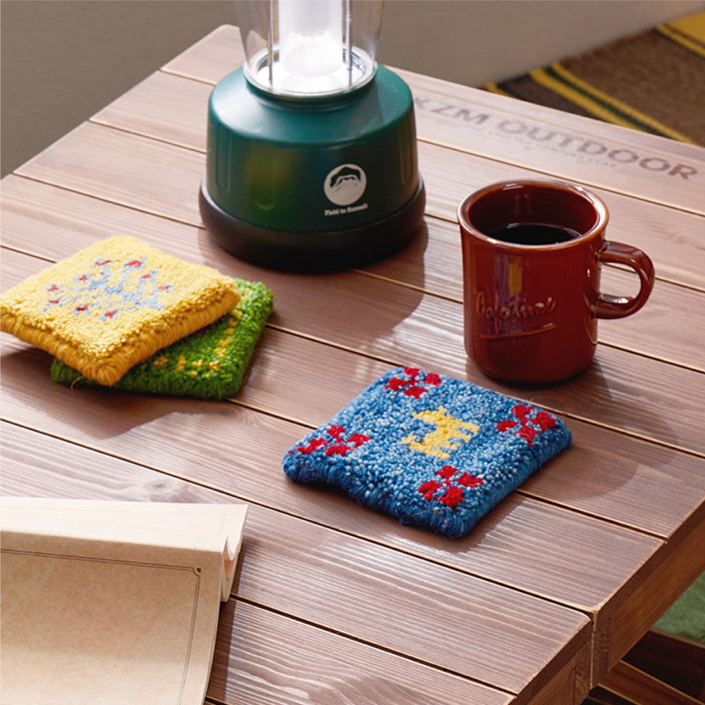 手織りギャッベのミニサイズ ギャッベ コースター