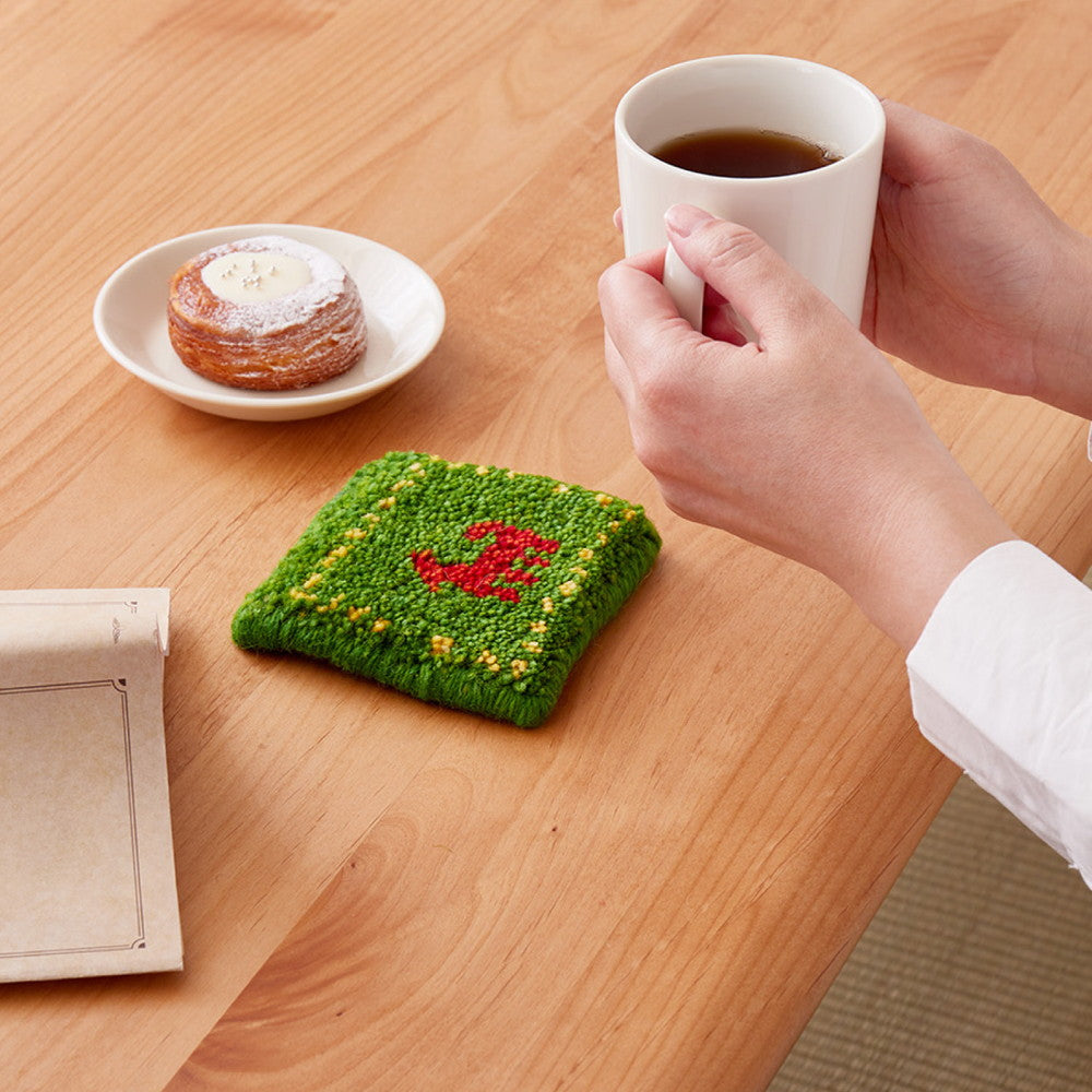 手織りギャッベのミニサイズ ギャッベ コースター