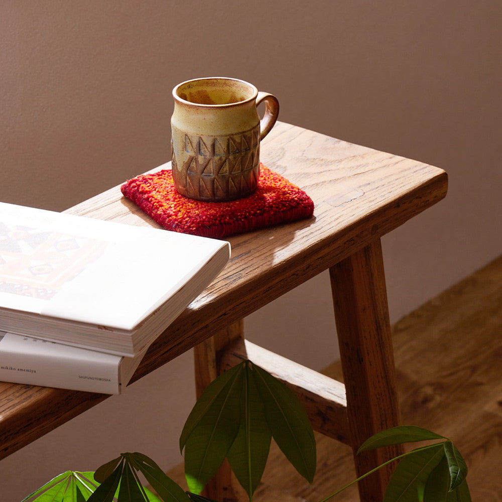 手織りギャッベのミニサイズ ギャッベ コースター