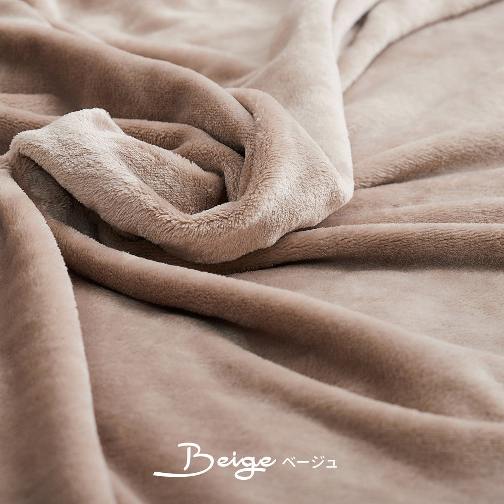 メレンゲのようななめらかタッチの洗える毛布 約140X200cｍ