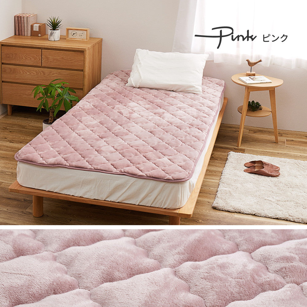 とろけるような なめらかタッチ洗える敷きパッドシングル約100X200cm