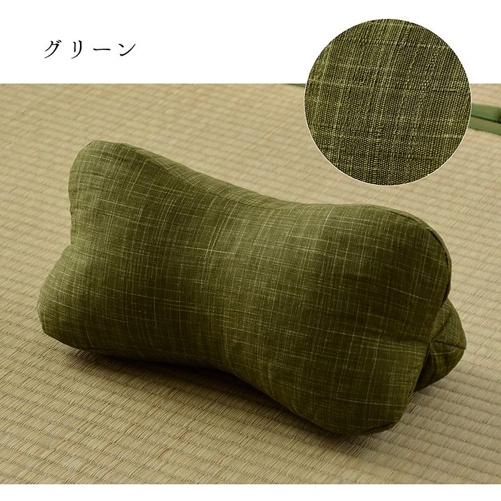 まくらに、足まくらに、腰にあててクッションとして使い方いろいろほね枕 約35×17cm