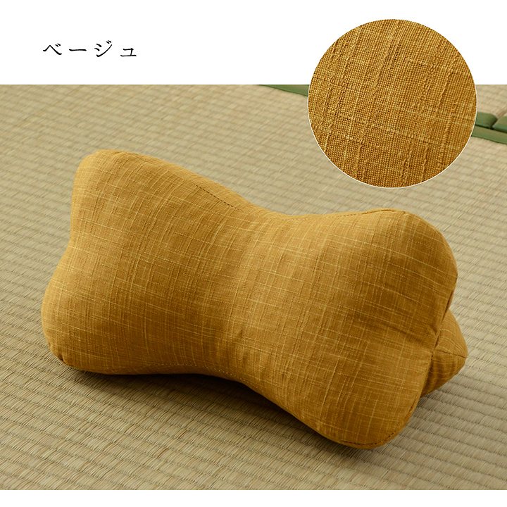 まくらに、足まくらに、腰にあててクッションとして使い方いろいろほね枕 約35×17cm