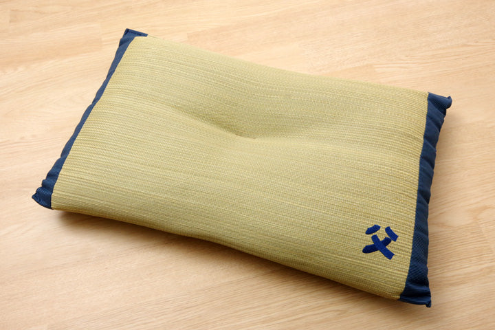 国産い草枕『おとこの枕 ハイパー』 約43×63cm 中材:低反発ウレタンチップ