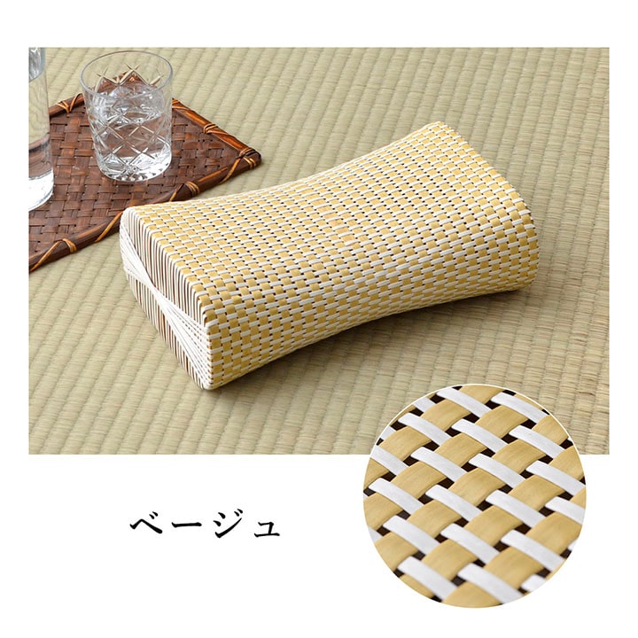 適度な硬さで、ひんやりした肌感触のPPまくら 約30×20cm
