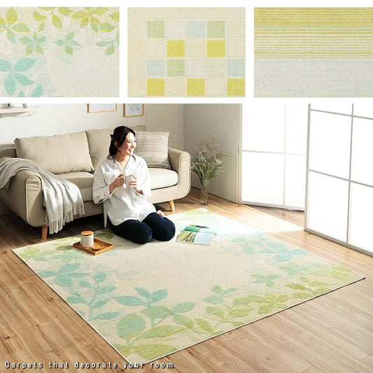 丸洗いできて抗菌防臭機能付き！立体感のあるシンプルなデザインがかわいいタフトラグ