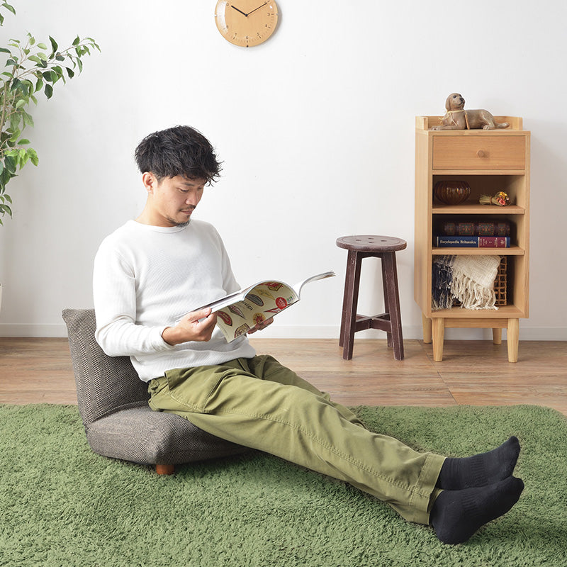 折り畳みできるリクライニング フロアチェア 座椅子