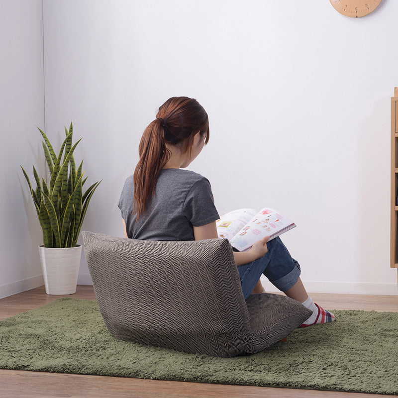 折り畳みできるリクライニング フロアチェア 座椅子