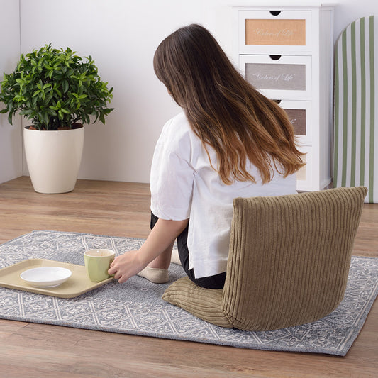 ちいさくてもボリューム満点、たためるコンパクト座椅子リクライニング フロアチェア 座椅子