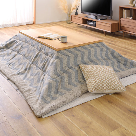 シェブロン柄がおしゃれなこたつ掛け布団 コタツ布団 長方形 190×230cm