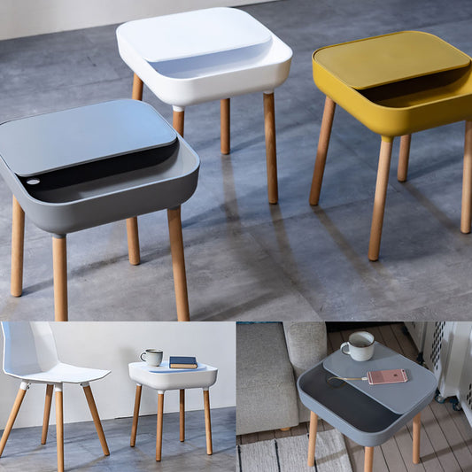 北欧スタイルにあわせやすいカラーで洗練されたデザインのコンパクトなサイドテーブル