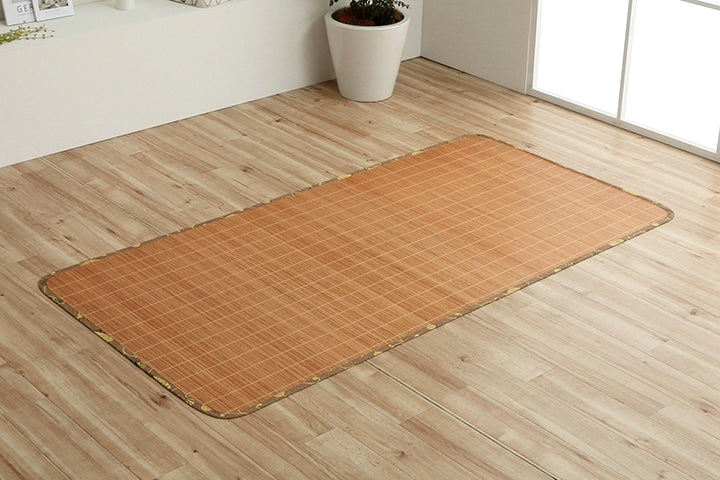 朝まで涼しい敷きパッドひんやり竹シーツ 約90×180cm
