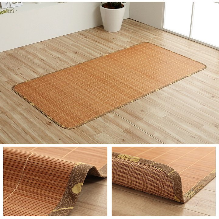 朝まで涼しい敷きパッドひんやり竹シーツ 約90×180cm