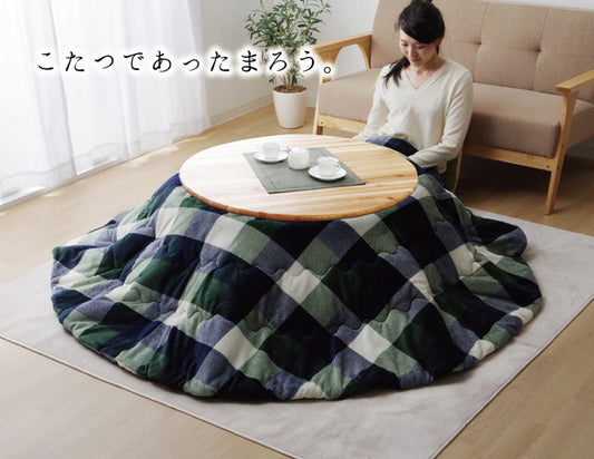 はっ水加工を施したやわらかタッチのフランネル素材を使用した薄掛けこたつ布団 ジャーナル