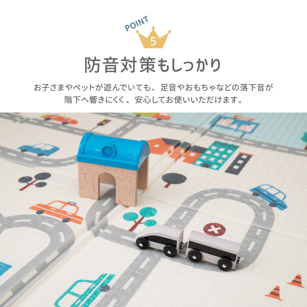 折りたためて水拭きできるプレイマット エクスシリーズ